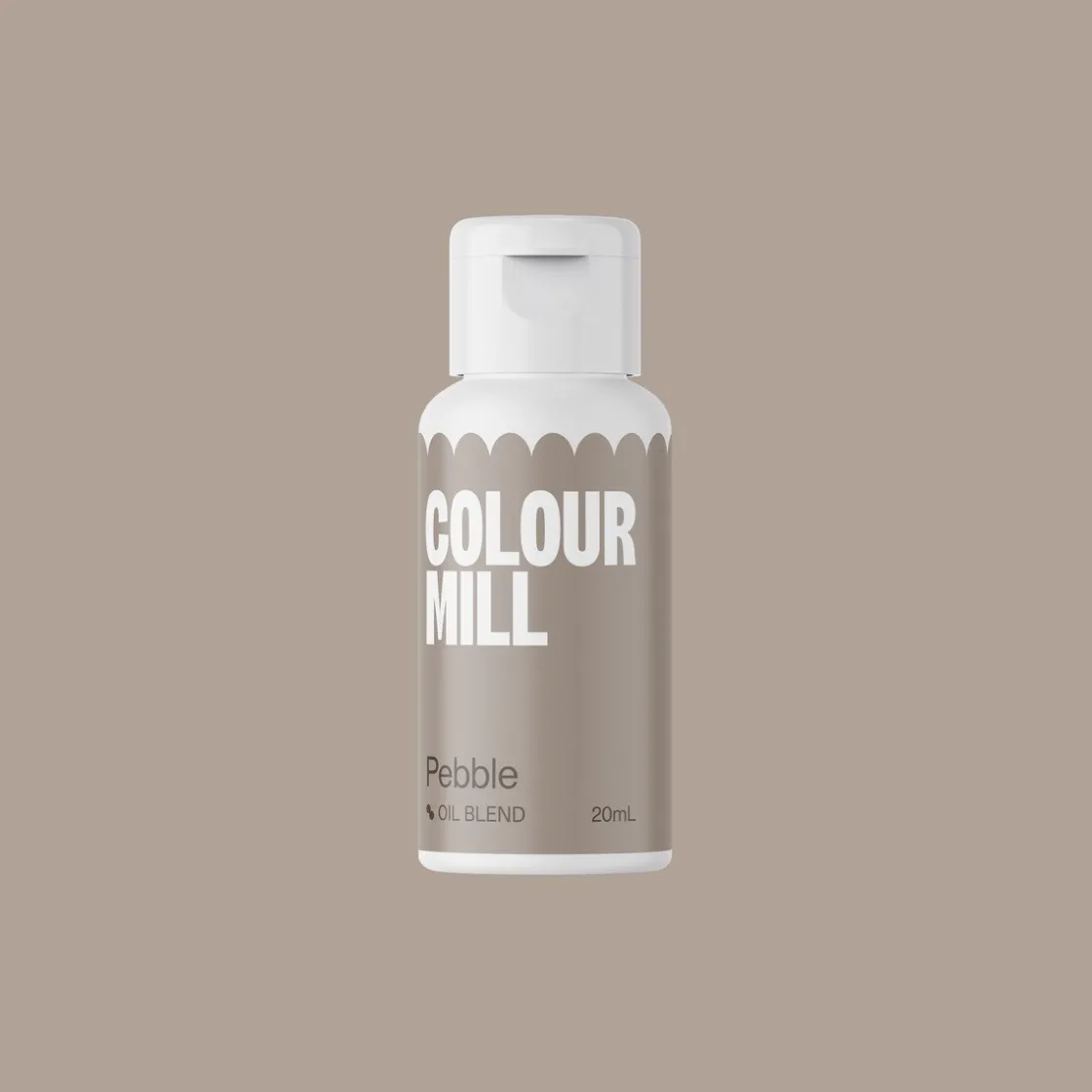 Colour Mill Kleurstof Oil Blend Pebble 20ml* Chocolade Kleurstoffen|Vloeibare Kleurstoffen