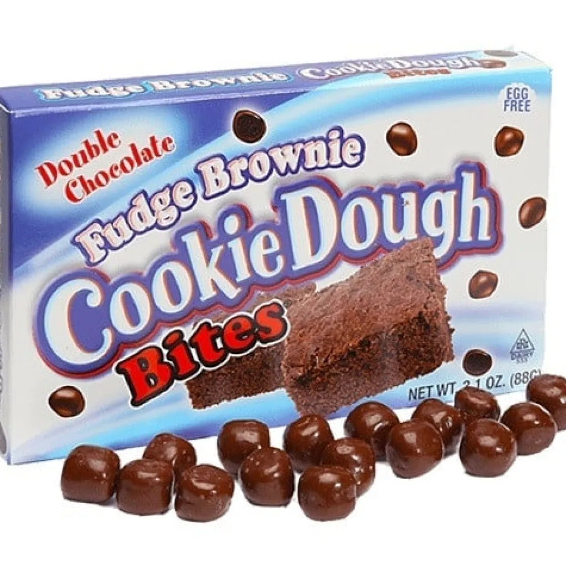 Overig Cookie Dough Bites Fudge Brownie 88g* Ijsdips|Eetbare Strooisels