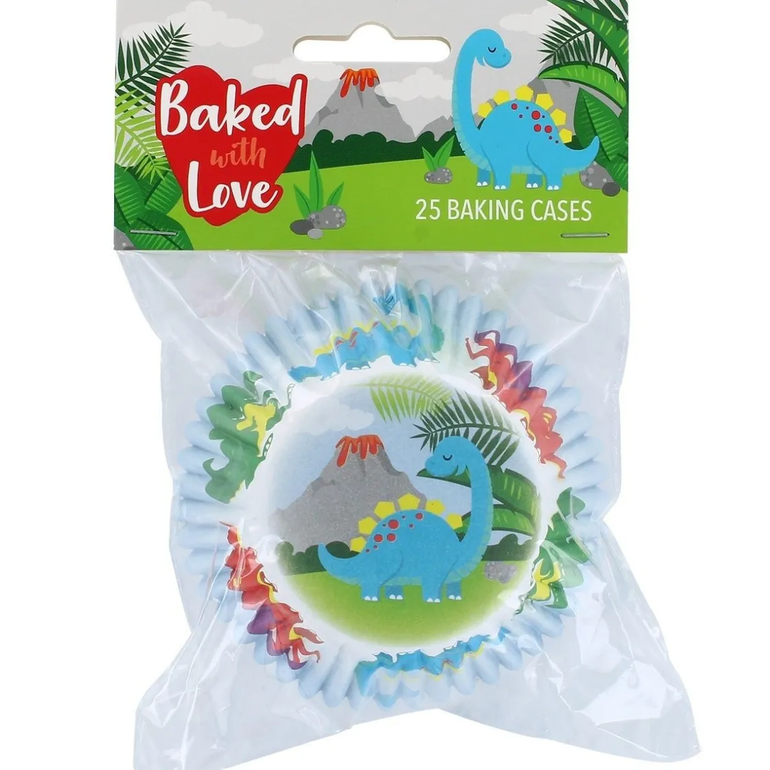 Culpitt Cupcake Vormpjes Dino 50mm 25st.* Bakvormen Papier