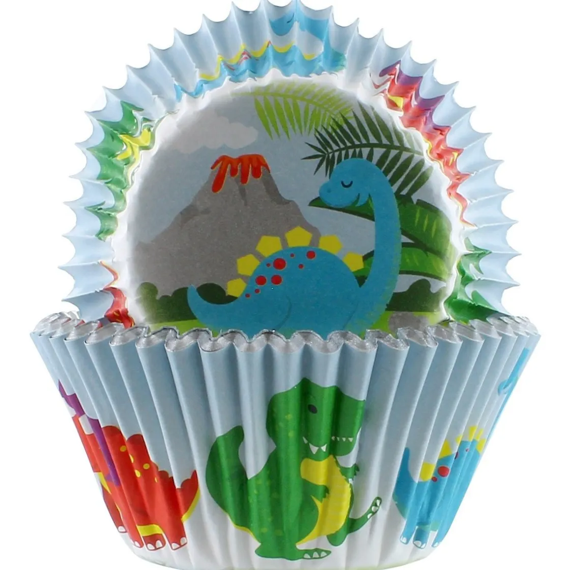 Culpitt Cupcake Vormpjes Dino 50mm 25st.* Bakvormen Papier