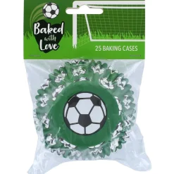Culpitt Cupcake Vormpjes Voetbal 50mm 25st.* Bakvormen Papier