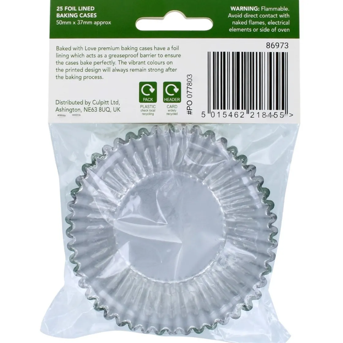 Culpitt Cupcake Vormpjes Voetbal 50mm 25st.* Bakvormen Papier