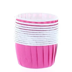 Culpitt Cupcake Vormpjes Donker Roze 50mm 12st.* Bakvormen Papier