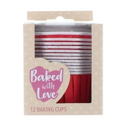 Culpitt Cupcake Vormpjes Rood 50mm 12st.* Bakvormen Papier