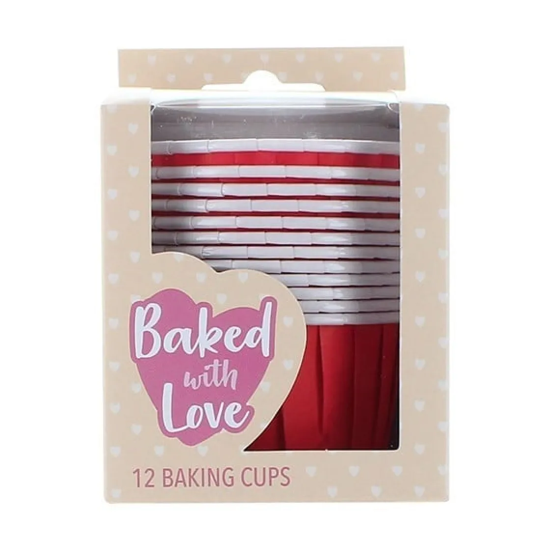 Culpitt Cupcake Vormpjes Rood 50mm 12st.* Bakvormen Papier