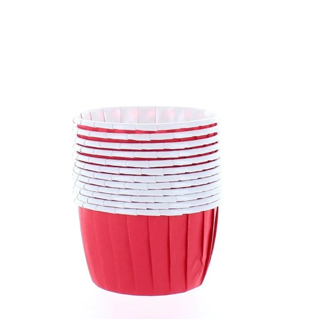 Culpitt Cupcake Vormpjes Rood 50mm 12st.* Bakvormen Papier