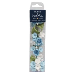 Culpitt Gumpaste Spray Blauwe Mini Rozen 4st.* Bloem Decoraties