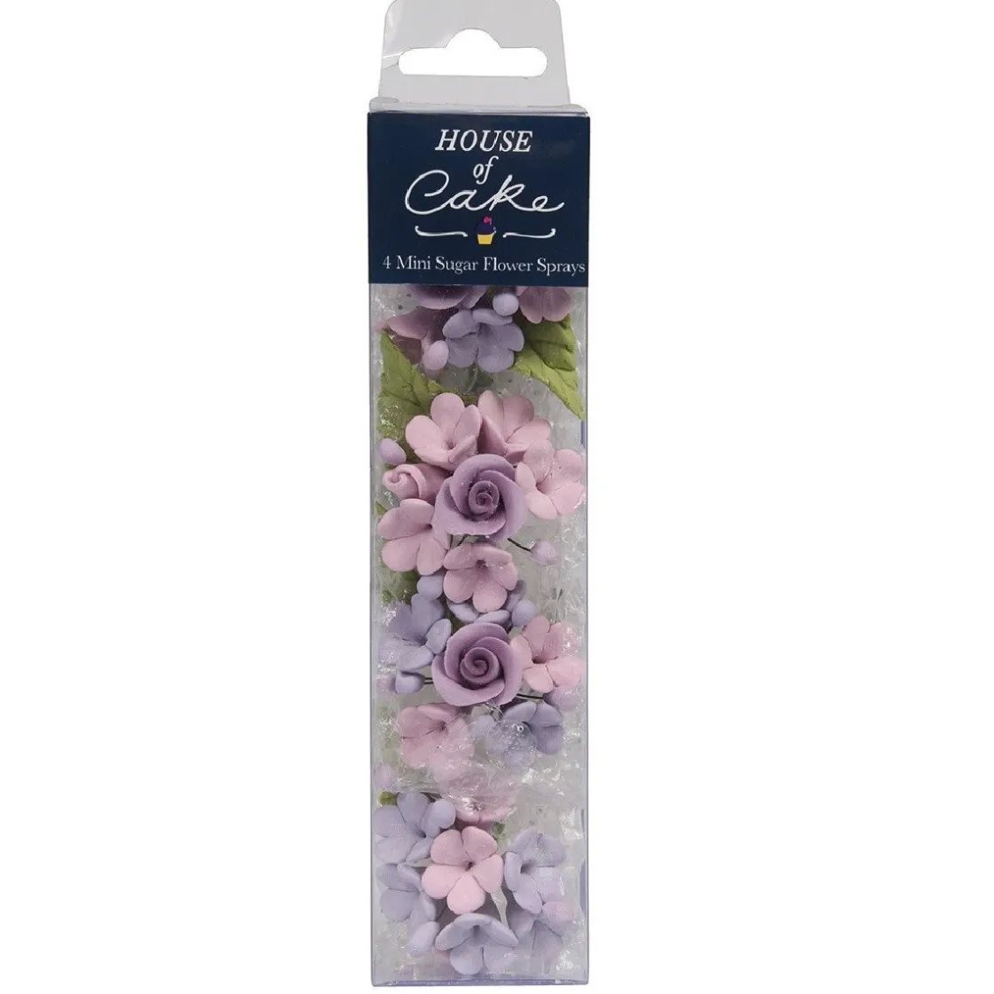Culpitt Gumpaste Spray Lila Mini Rozen 4st.* Bloem Decoraties