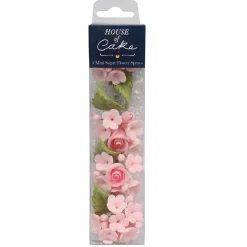 Culpitt Gumpaste Spray Roze Mini Rozen 4st.* Bloem Decoraties