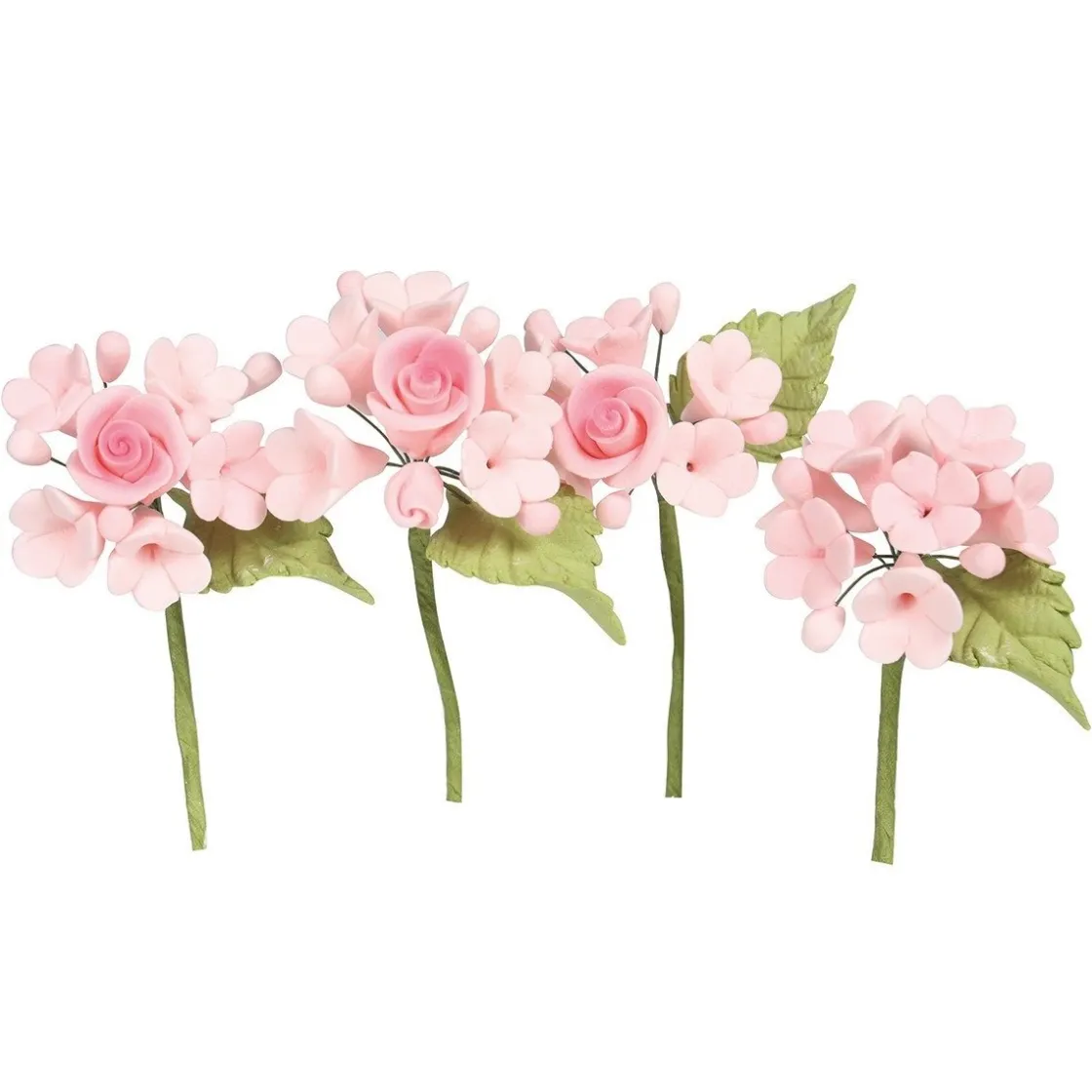 Culpitt Gumpaste Spray Roze Mini Rozen 4st.* Bloem Decoraties