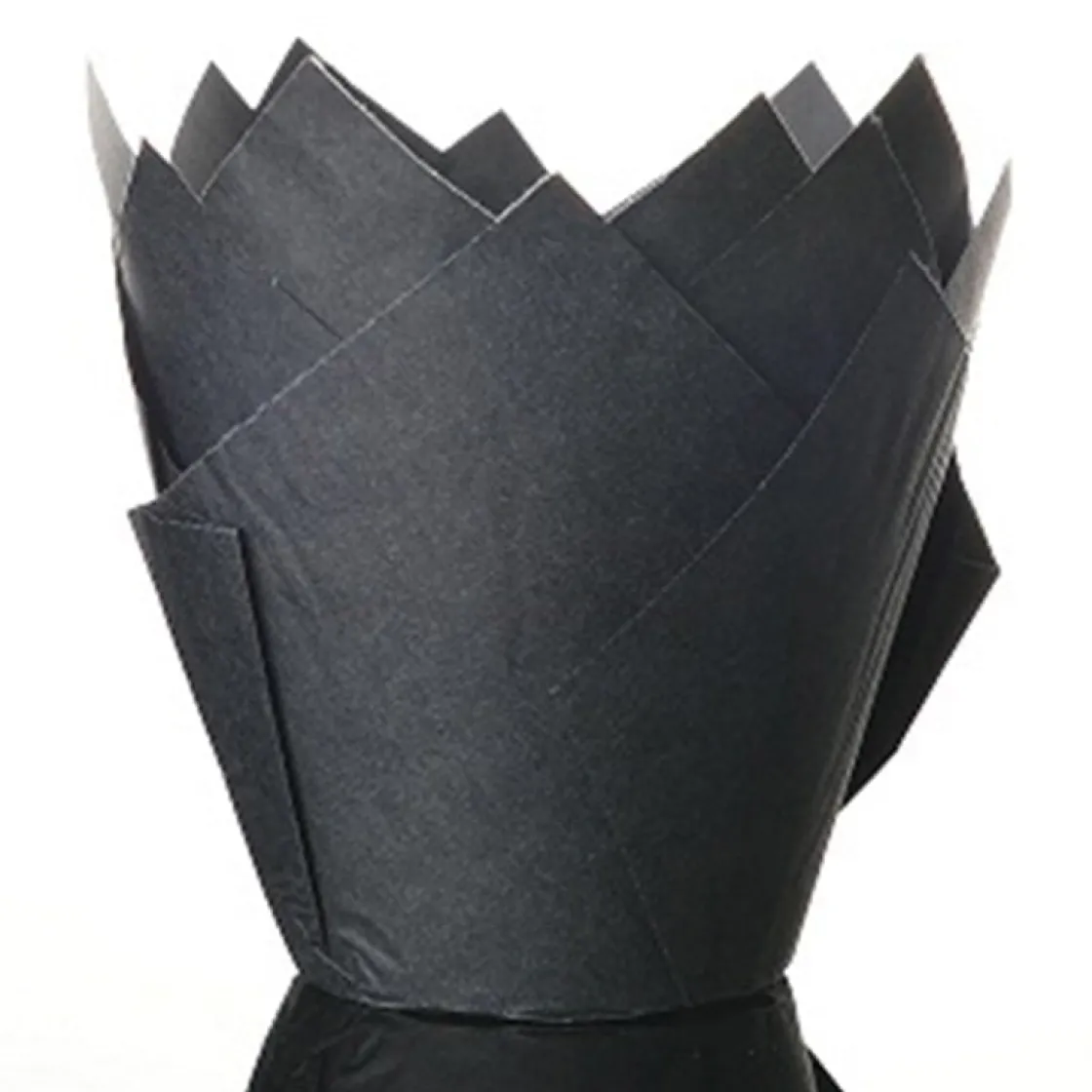 Culpitt Muffin Cups Tulp Zwart 50mm (50 stuks)* Bakvormen Papier