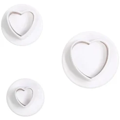 Culpitt Plunger Cutter Set Hartjes 3st.* Figuur Stekers