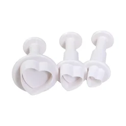 Culpitt Plunger Cutter Set Hartjes 3st.* Figuur Stekers