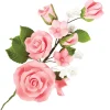 Culpitt Suikerbloem Boeket Roze/Wit 14,5cm* Bloem Decoraties