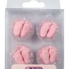Culpitt Suikerdecoratie Baby Voetjes Roze 12 paar* Figuur Decoraties