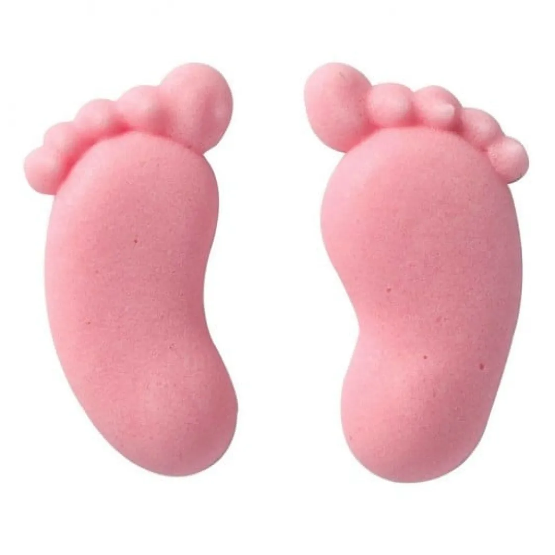 Culpitt Suikerdecoratie Babyvoetjes roze 100st.* Figuur Decoraties