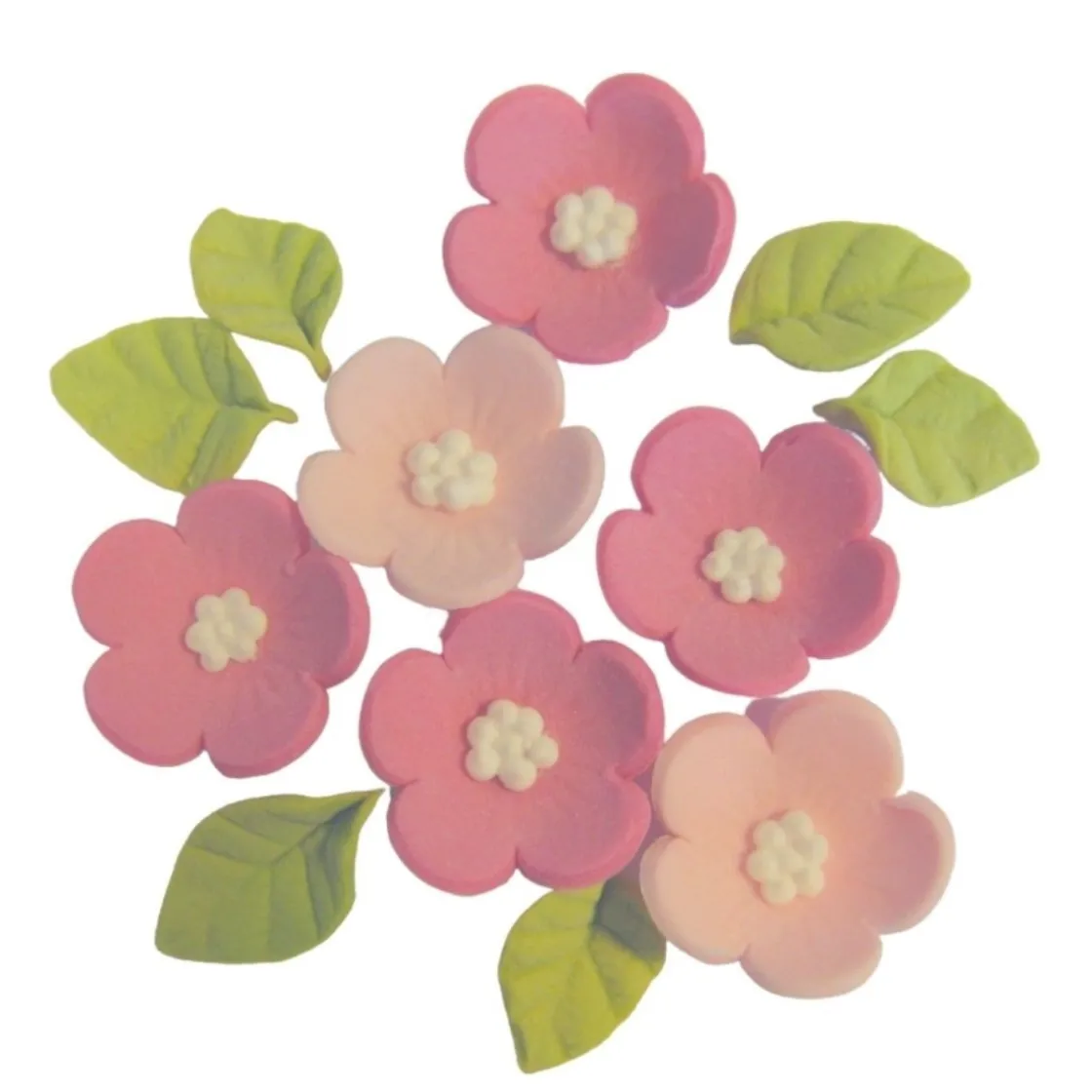 Culpitt Suikerdecoratie Bloemen en Blaadjes 12st.* Bloem Decoraties