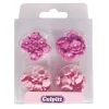 Culpitt Suikerdecoratie Bloempjes roze Ø6mm / 100st.* Bloem Decoraties