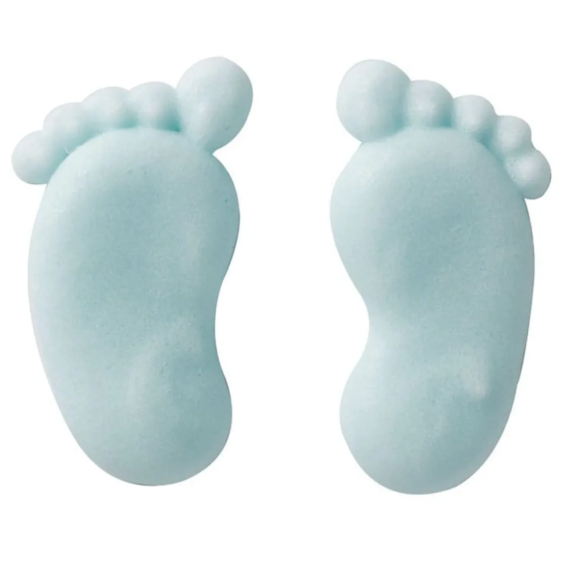 Culpitt Suikerdecoratie Babyvoetjes blauw 100st.* Figuur Decoraties