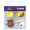 Culpitt Suikerdecoratie Konijn en Kuiken 12st.* Figuur Decoraties