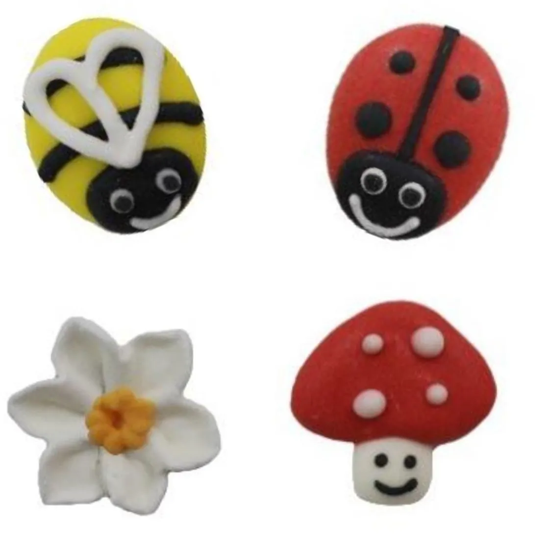 Culpitt Suikerdecoratie Lente 12st.* Figuur Decoraties|Bloem Decoraties