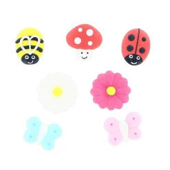 Culpitt Suikerdecoratie Lente 35mm 63st.*** Figuur Decoraties