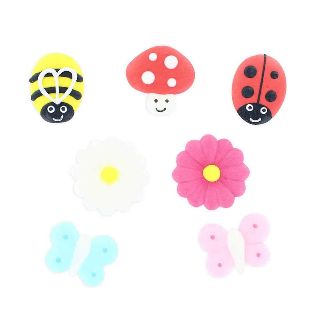 Culpitt Suikerdecoratie Lente 35mm 63st.*** Figuur Decoraties