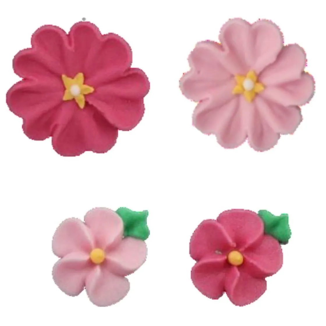 Culpitt Suikerdecoratie Madeliefjes Assortiment Roze 14st.* Bloem Decoraties