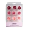 Culpitt Suikerdecoratie Rozen Ombré Roze 12st.* Bloem Decoraties