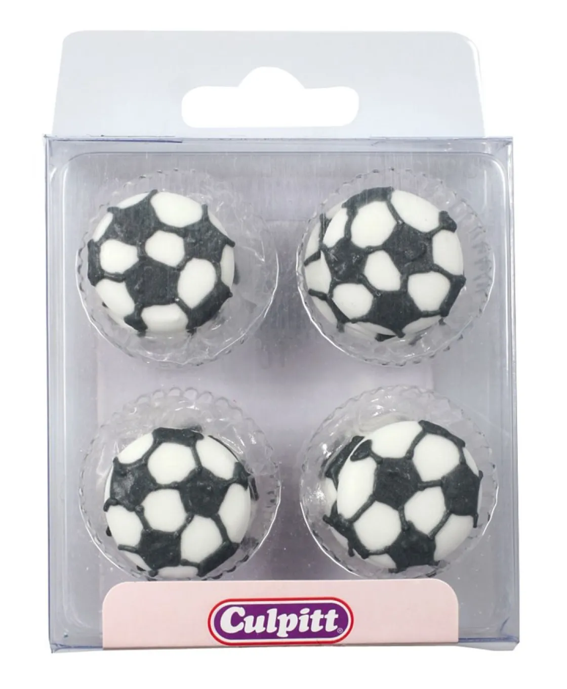 Culpitt Suikerdecoratie Voetbal 12st.* Figuur Decoraties