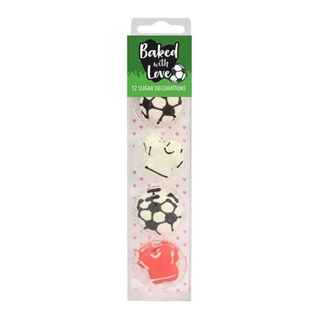 Culpitt Suikerdecoratie Voetbal 25mm 12st.* Figuur Decoraties