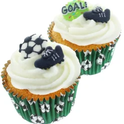 Culpitt Suikerdecoratie Voetbal 25mm 12st.* Figuur Decoraties