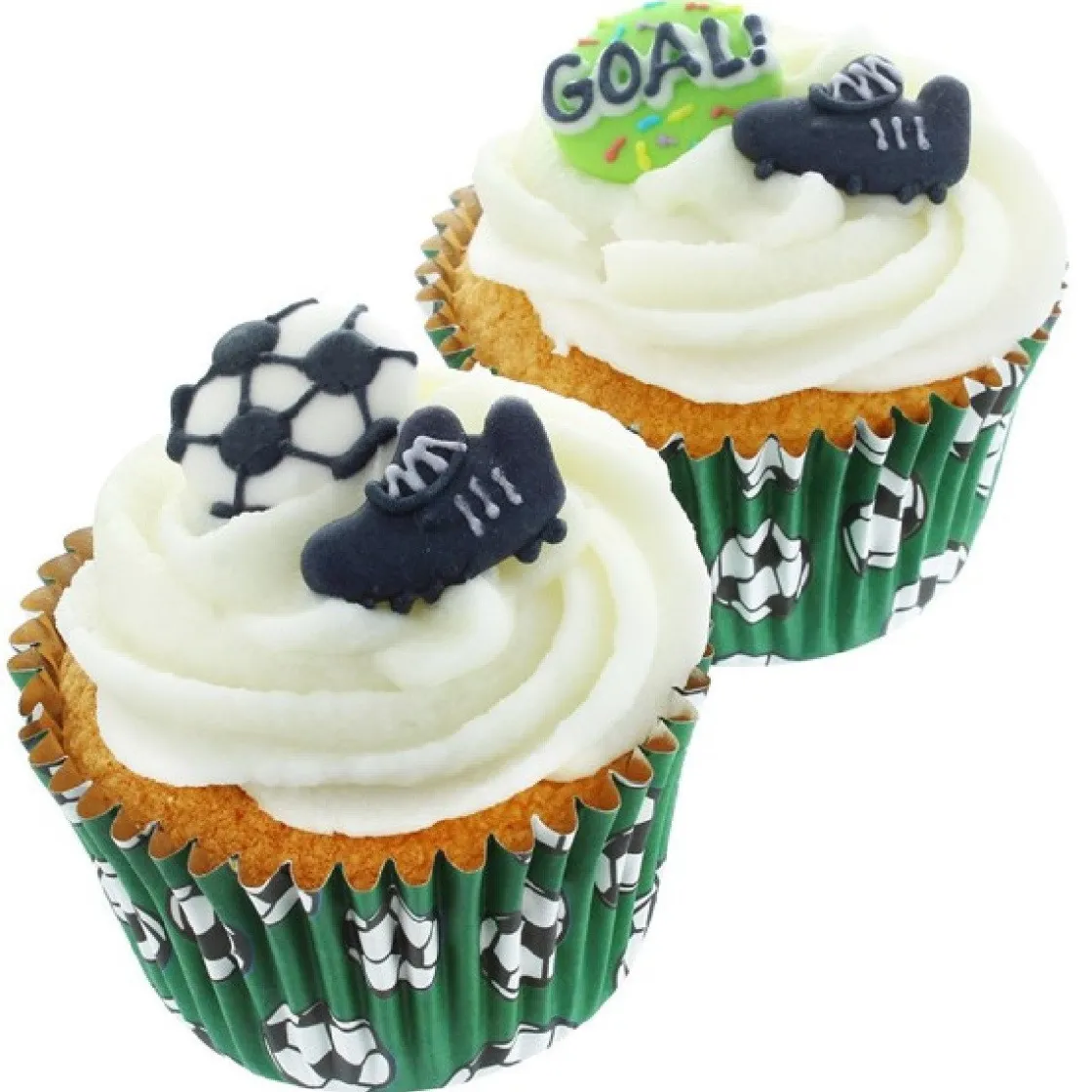 Culpitt Suikerdecoratie Voetbal 25mm 12st.* Figuur Decoraties