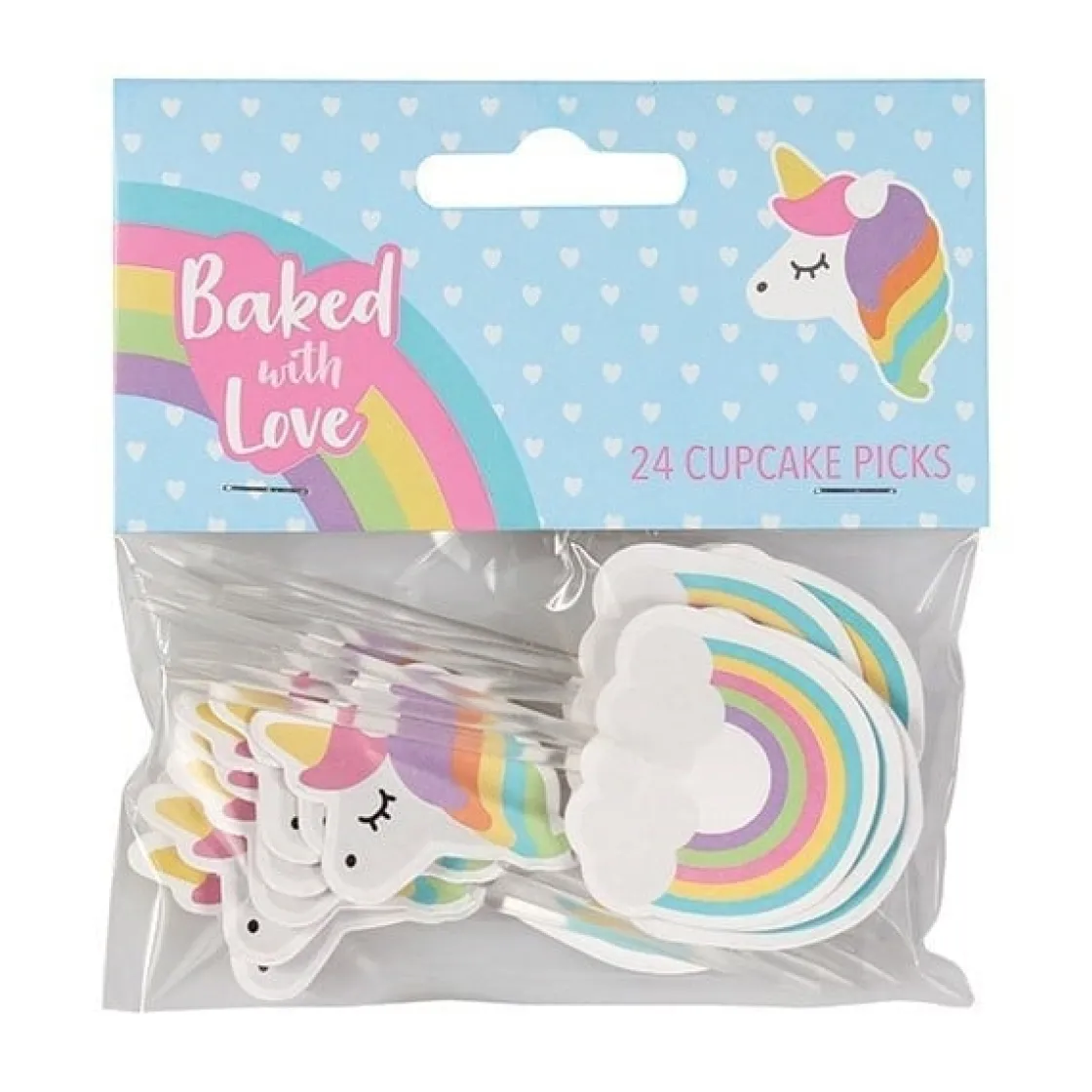 Culpitt Taartdecoratie Prikkers Unicorn 80mm 24st.* Ijsprikkers|Prikkers En Ringen