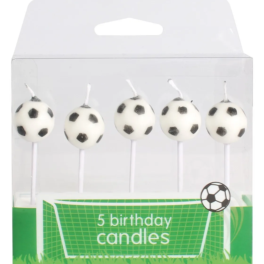 Culpitt Taartkaarsjes Voetbal 5st.* Kaarsjes En Vuurwerk