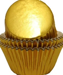 Culpitt Cupcake Vormpjes Goud metallic 50mm. 50st.* Bakvormen Papier