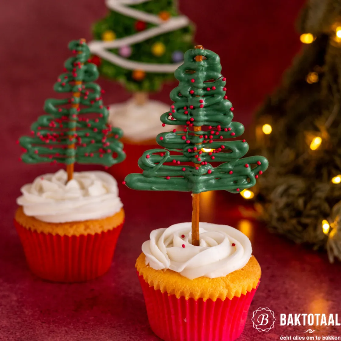 House of Marie Cupcake Vormpjes HoM Dieprood 50x33mm. 50st.* Bakvormen Papier