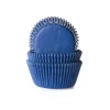 House of Marie Cupcake Vormpjes HoM Donker Blauw 50x33mm. 50st.* Bakvormen Papier