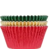 House of Marie Cupcake Vormpjes HoM Folie Kerst 51x38mm. 36st.* Bakvormen Papier