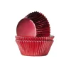 House of Marie Cupcake Vormpjes HoM Folie Rood 51x38mm. 24st.* Bakvormen Papier