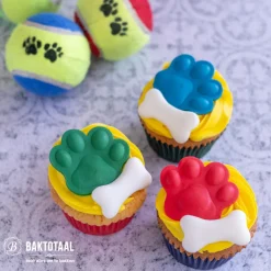 House of Marie Cupcake Vormpjes HoM Grasgroen 50x33mm. 50st.* Bakvormen Papier