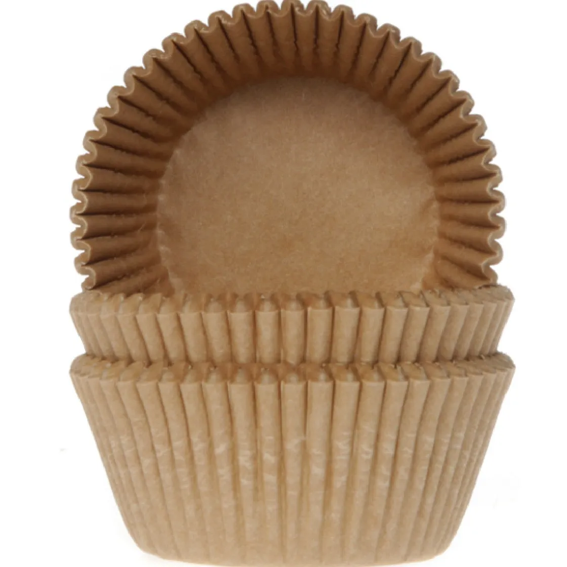 House of Marie Cupcake Vormpjes HoM Kraft 48x32mm. 50st.* Bakvormen Papier