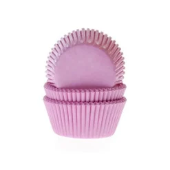 House of Marie Cupcake Vormpjes HoM Licht Roze 50x33mm. 500st.* Bakvormen Papier