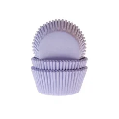 House of Marie Cupcake Vormpjes HoM Lila 50x33mm. 50st.* Bakvormen Papier