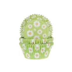 House of Marie Cupcake Vormpjes HoM Madelief 50x33mm. 50st.* Bakvormen Papier