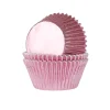 House of Marie Cupcake Vormpjes HoM MINI Folie Baby Roze 33x20mm. 36st.* Bakvormen Papier