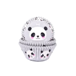 House of Marie Cupcake Vormpjes HoM Panda 50x33mm. 50st.* Bakvormen Papier