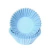 House of Marie Cupcake Vormpjes HoM Pastel Blauw Petitfour 25x19mm. 100st*** Bakvormen Papier