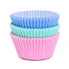 House of Marie Cupcake Vormpjes HoM Pastel Assortiment 50x33mm. 75st.* Bakvormen Papier