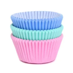 House of Marie Cupcake Vormpjes HoM Pastel Assortiment 50x33mm. 75st.* Bakvormen Papier
